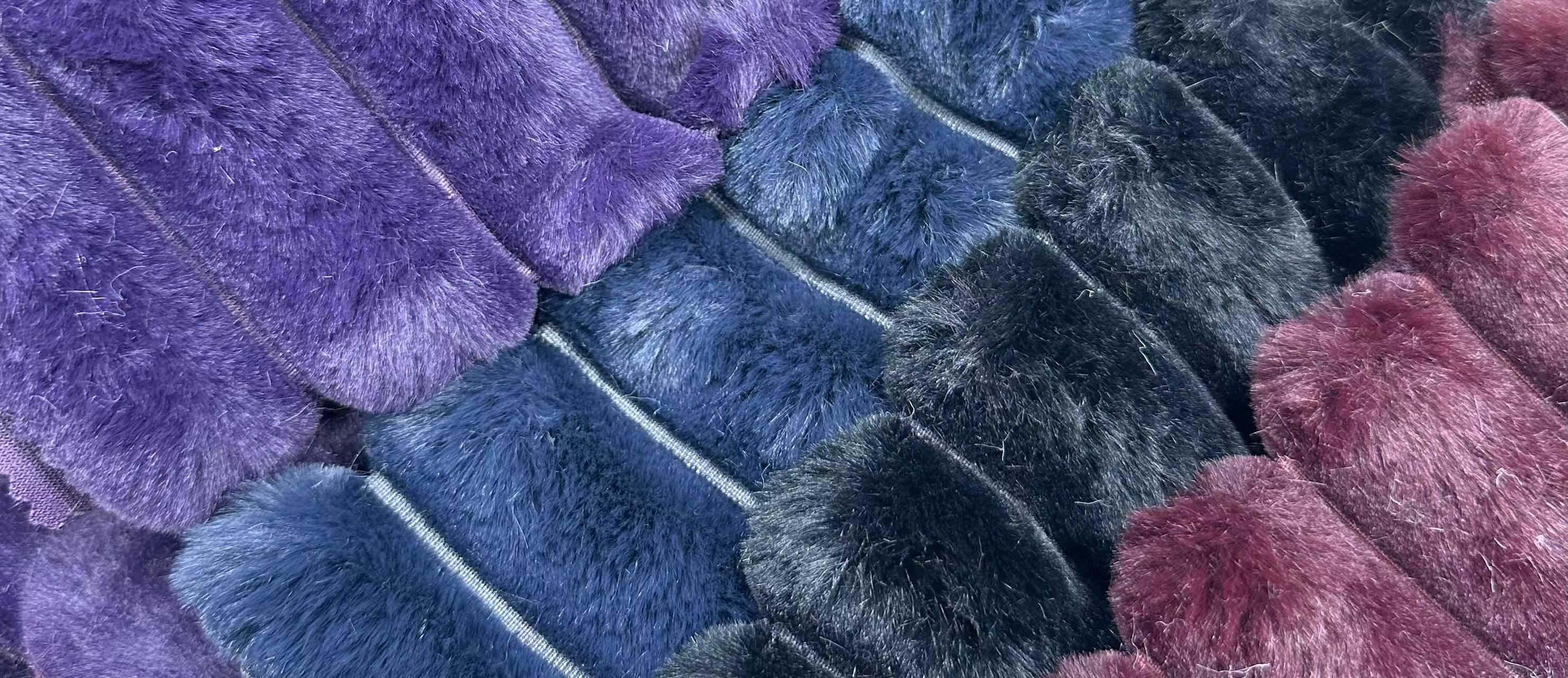 Fauxy Fur Bubble Plain Dyed